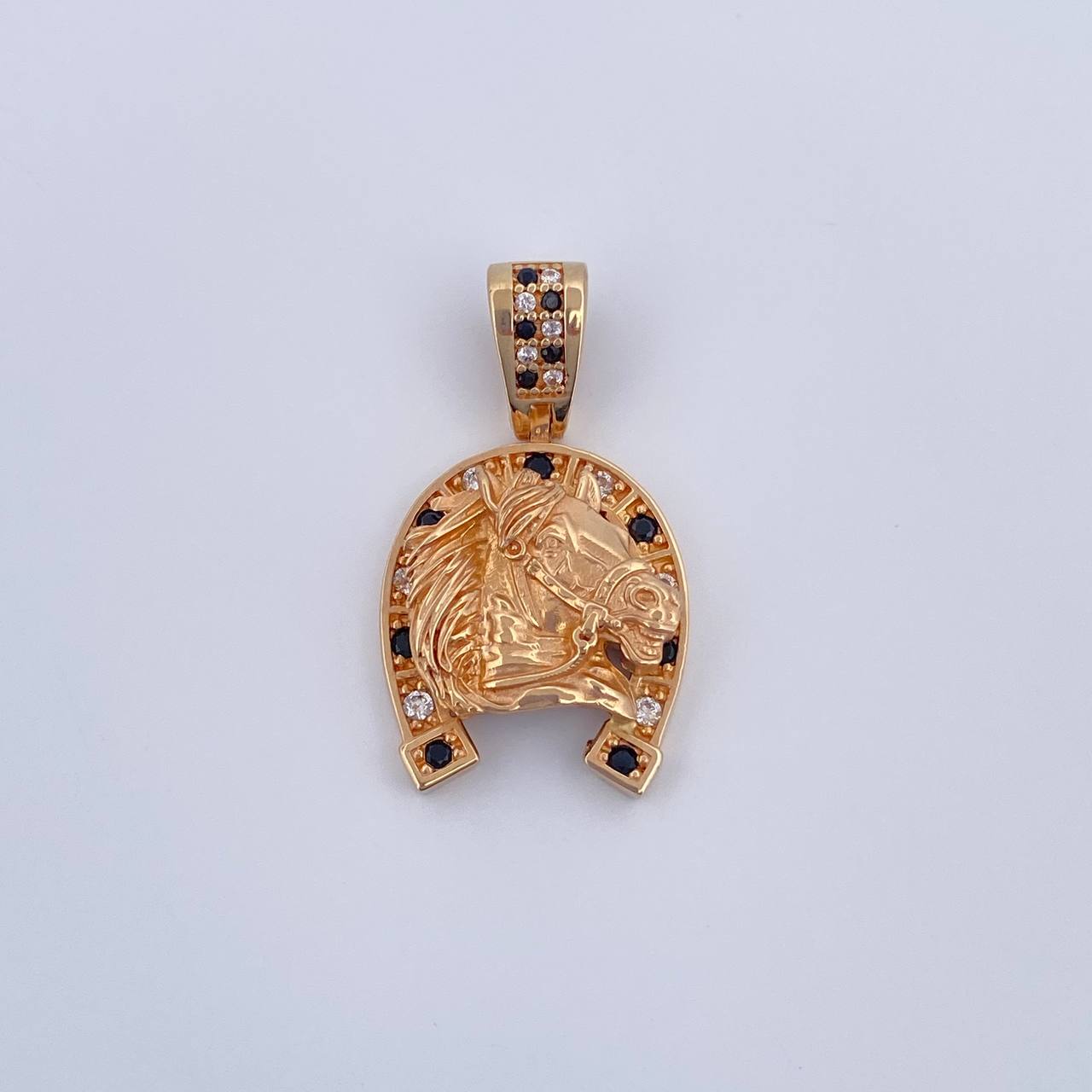 Dije Herradura De Caballo 4.65gr / 2.7cm-Oro Rosa 18K &