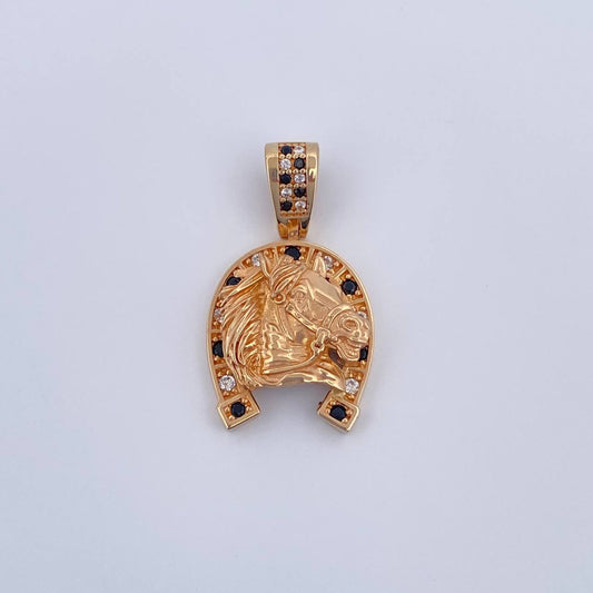 Dije Herradura De Caballo 4.65gr / 2.7cm-Oro Rosa 18K &