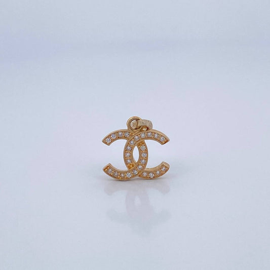 Dije Ola Cruzada 1.35gr / 1.8cm-Oro Amarillo 18K &