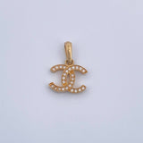 Dije Ola Cruzada 1.35gr / 1.8cm-Oro Amarillo 18K &