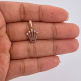 Dije Corona RX 1.1gr / 2.1cm-Oro Rosa 18K &