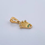 Dije Corona RX 0.7gr / 1.8cm-Oro Amarillo 18K &