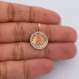 Dije Vigen Del Carmen 1.95gr / 2cm-Oro Rosa 18K &