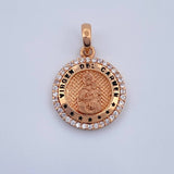 Dije Vigen Del Carmen 1.95gr / 2cm-Oro Rosa 18K &