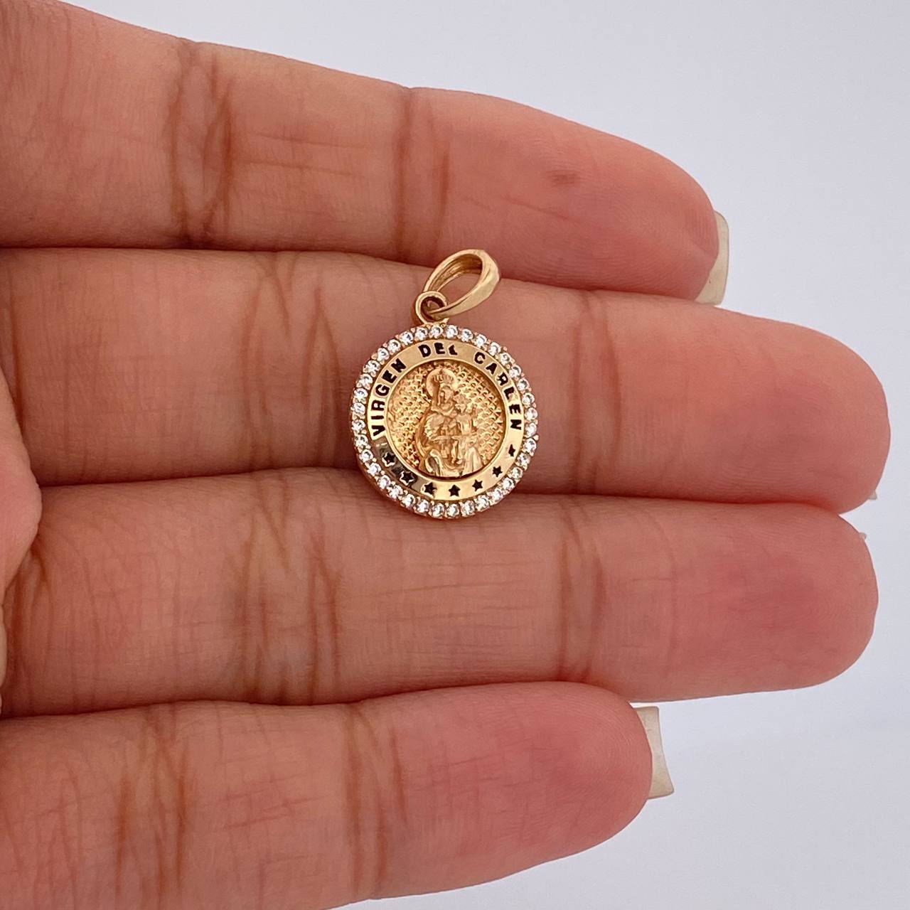 Dije Virgen Del Carmen 2.1gr / 2cm-Oro Amarillo 18K &