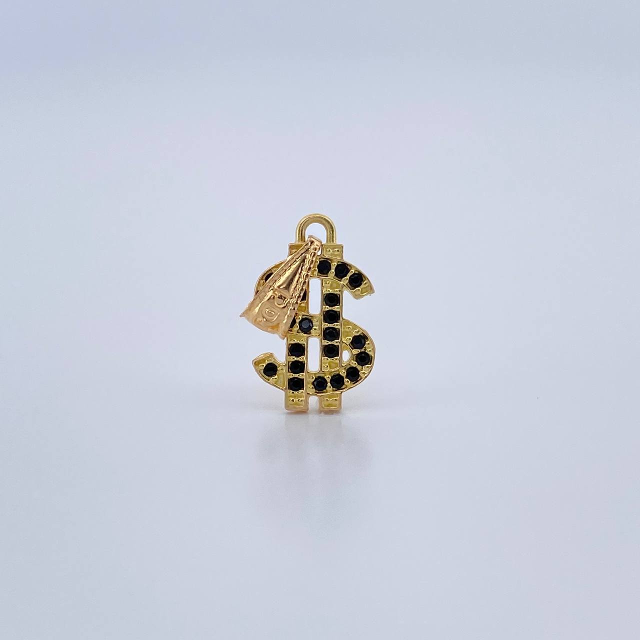 Dije Signo Peso 0.65gr / 1.8cm-Oro Amarillo 18K &