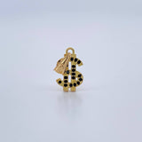 Dije Signo Peso 0.65gr / 1.8cm-Oro Amarillo 18K &