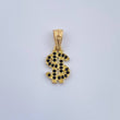Dije Signo Peso 0.65gr / 1.8cm-Oro Amarillo 18K &