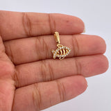 Dije Pez 1.2gr / 1.8cm-Oro Amarillo 18K &