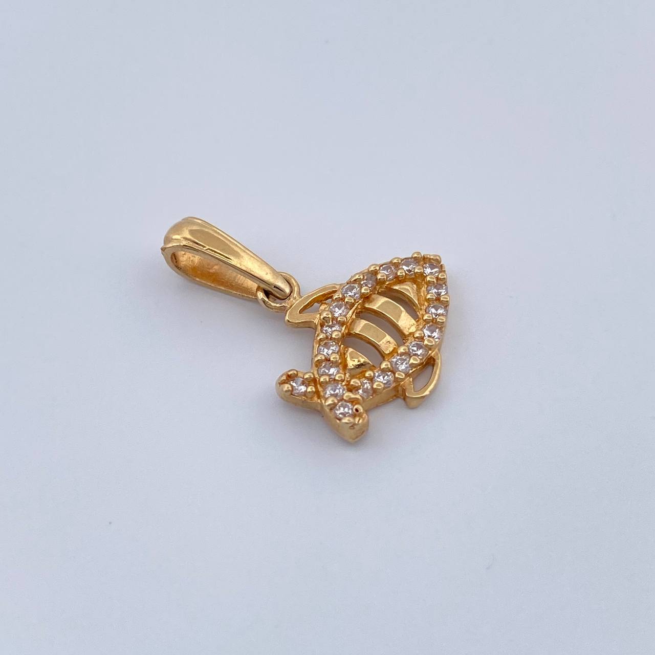 Dije Pez 1.2gr / 1.8cm-Oro Amarillo 18K &