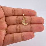 Dije Luna 1gr / 2cm-Oro Amarillo 18K &