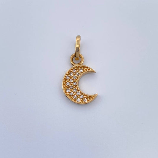 Dije Luna 1gr / 2cm-Oro Amarillo 18K &