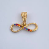 Dije Infinito 0.55gr / 1.1cm-Oro Amarillo 18K &