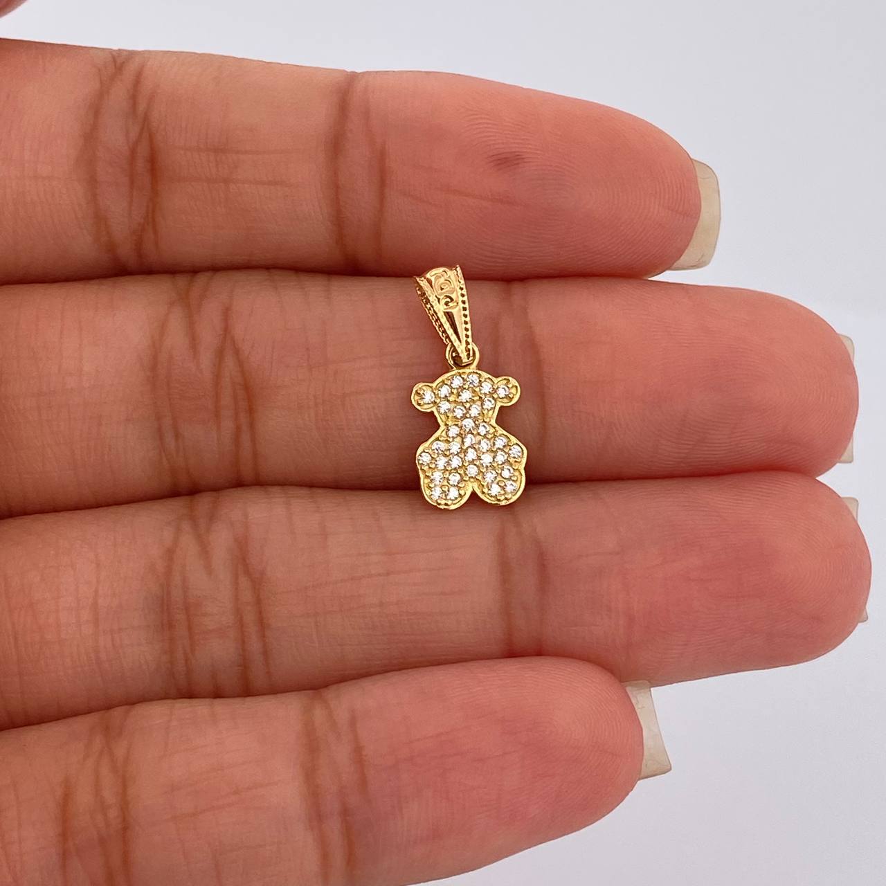 Dije Oso TS 0.6gr / 1.7cm-Oro Amarillo 18K &