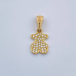 Dije Oso TS 0.6gr / 1.7cm-Oro Amarillo 18K &