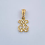 Dije Oso TS 0.6gr / 1.7cm-Oro Amarillo 18K &