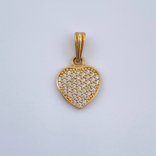 Dije Corazon 1.15gr / 1.8cm-Oro Amarillo 18K &