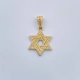 Dije Estrella De David 1.1gr / 2.3cm-Oro Amarillo 18K &