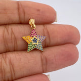 Dije Estrella 1.3gr / 2.2cm-Oro Amarillo 18K &