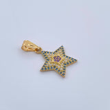 Dije Estrella 1.3gr / 2.2cm-Oro Amarillo 18K &