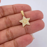 Dije Estrella 1.3gr / 2.2cm-Oro Amarillo 18K &