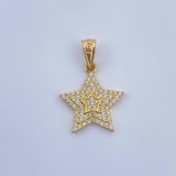 Dije Estrella 1.3gr / 2.2cm-Oro Amarillo 18K &