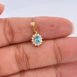 Dije Halo 1.2gr / 1.6cm-Oro Amarillo 18K &