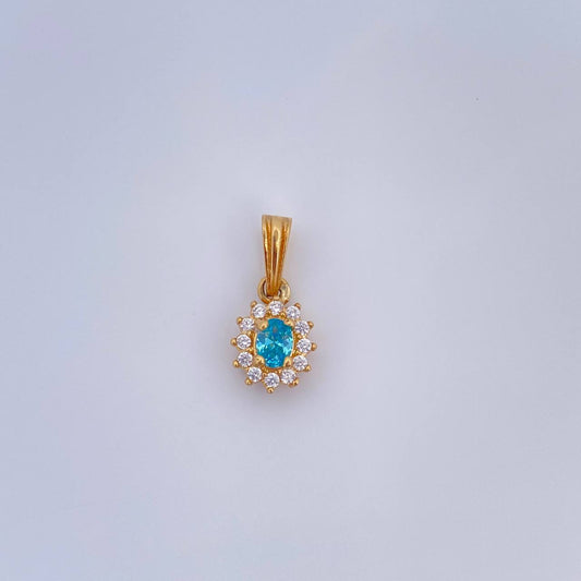 Dije Halo 1.2gr / 1.6cm-Oro Amarillo 18K &