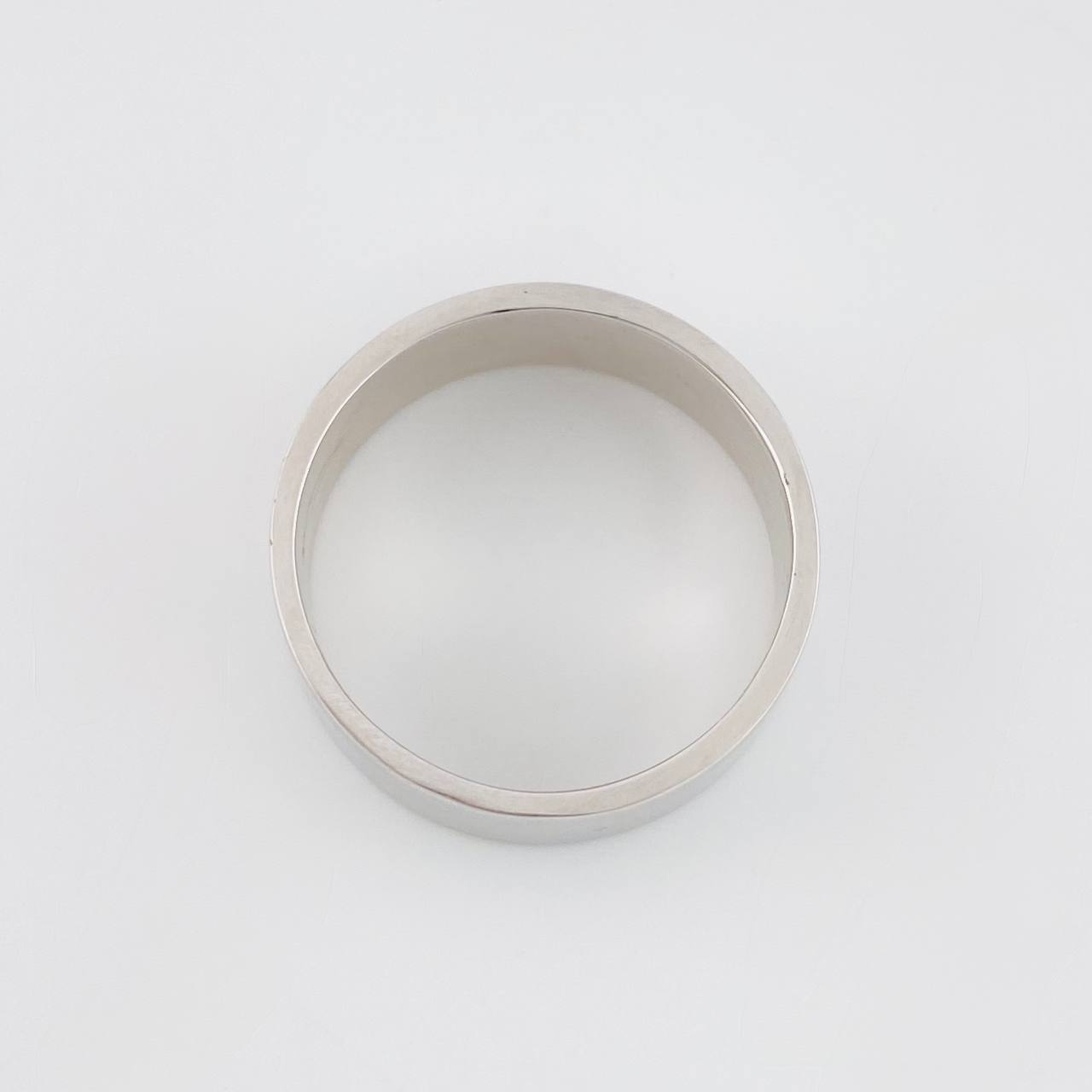 Anillo Argolla liso 8.75g / T9 3/4 Oro Blanco 18K