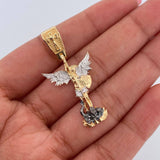 Dije San Miguel Arcangel 5.1gr / 3.9cm / Tres Oros 18K &