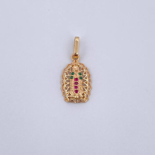 Dije Virgen De Guadalupe 1.35gr / 2cm / Oro Amarillo 18K %