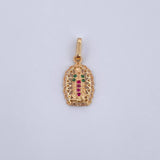 Dije Virgen De Guadalupe 1.3 g / 1.2 cm Oro Amarillo 18K