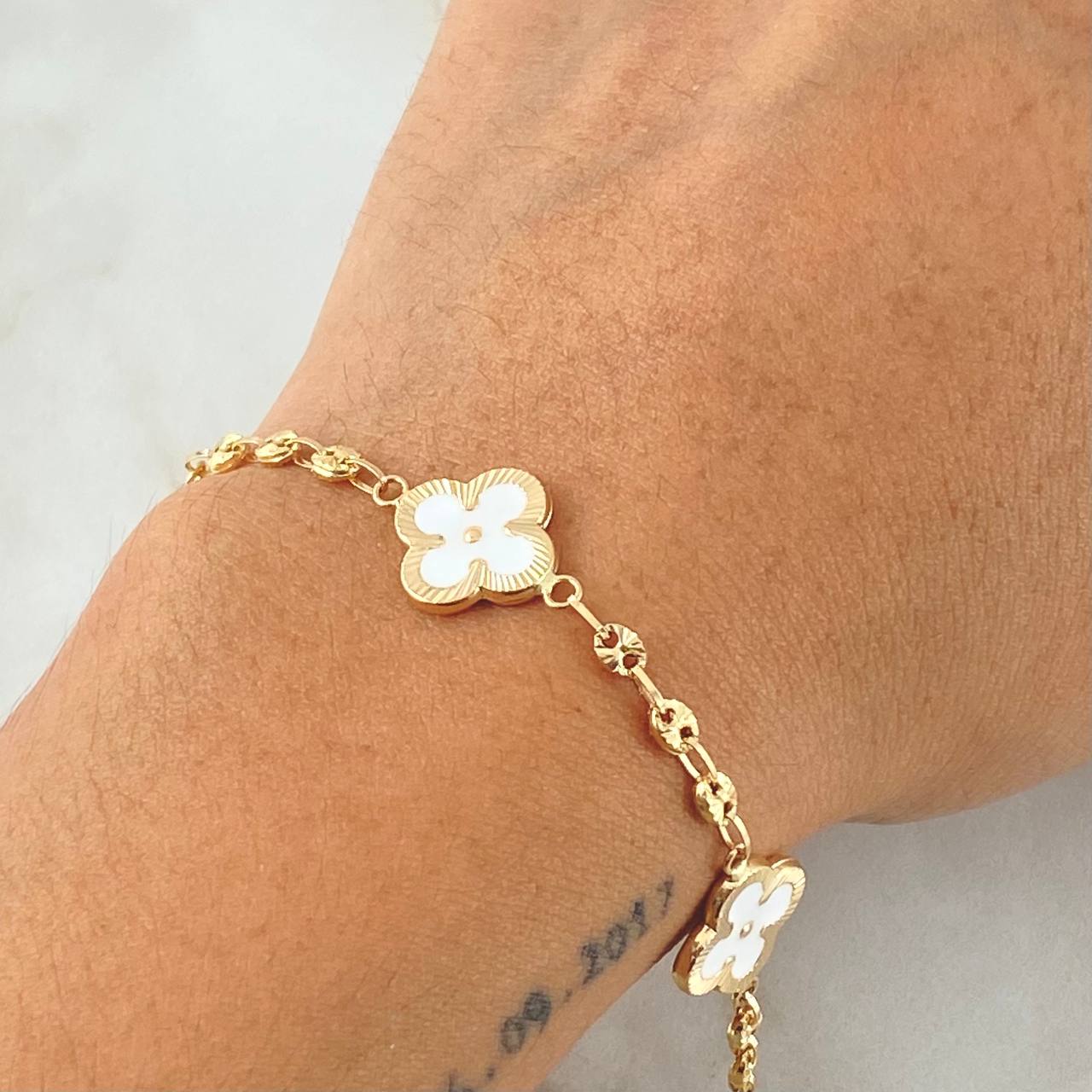 Pulso GC Trebol 5.5gr / 19cm / Oro 18K -