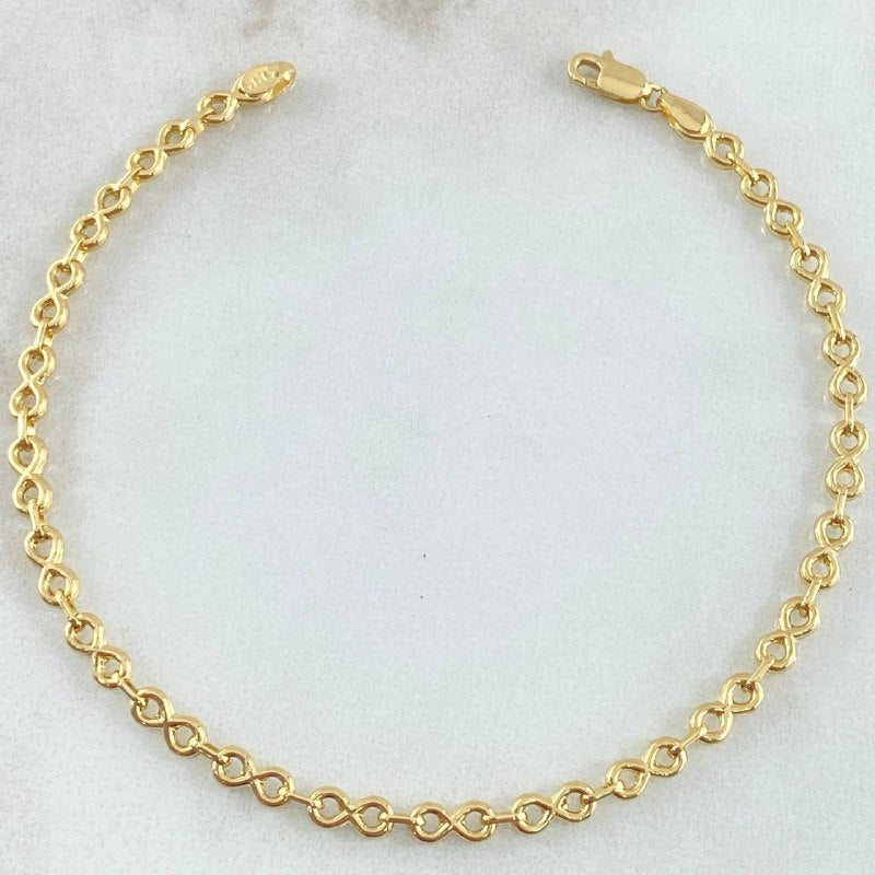 Pulso Infinito 2.3gr / 17.5cm / Oro 18K