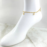 Tobillera GC Dijes 4.45gr / 24cm / Oro 18K ©
