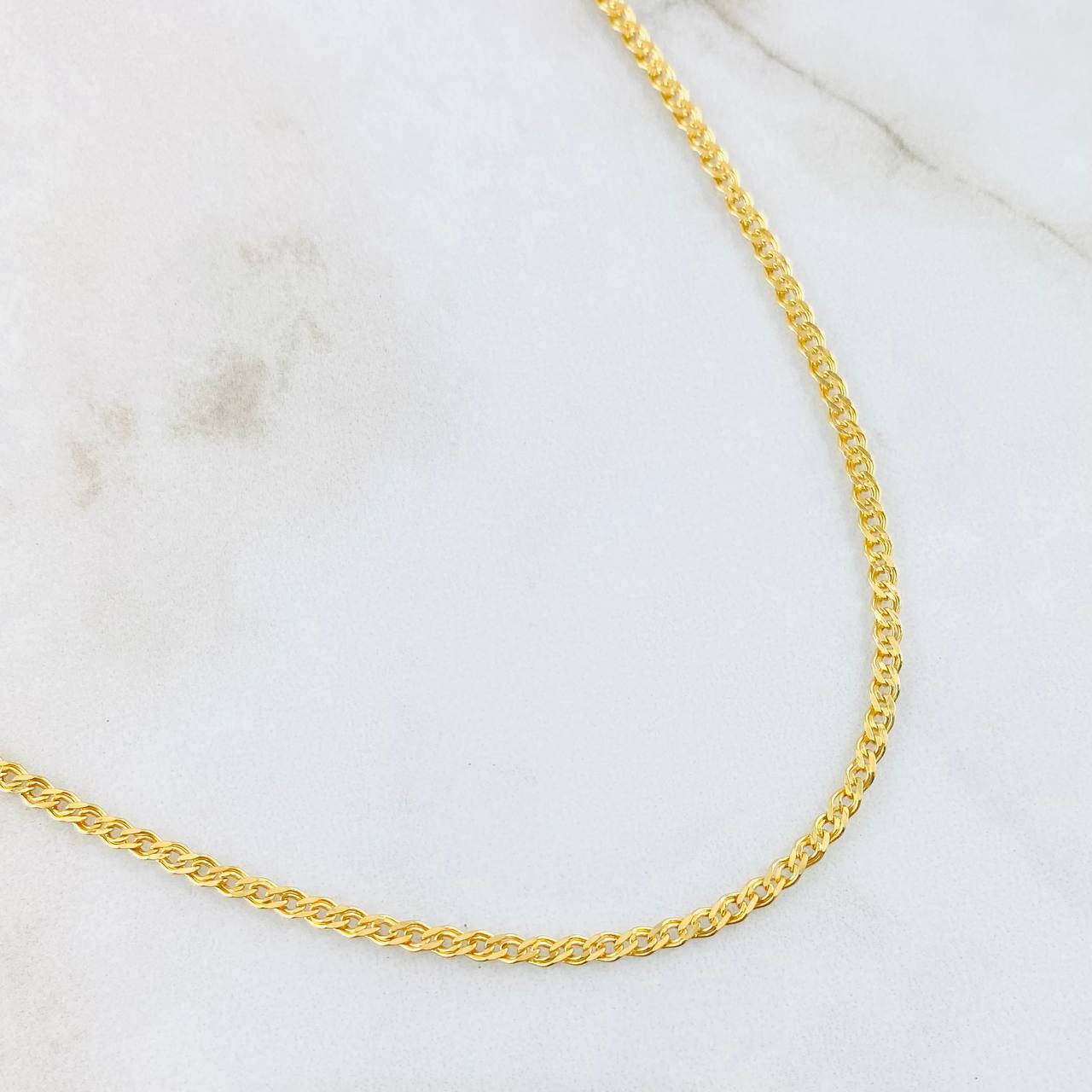 Cadena Garibaldi 3.3gr / 60cm / Oro Amarillo +3 18K