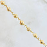 Rosario Cruz Cristo Virgen Guadalupe 31.7gr / 70cm / Oro Amarillo 18K ©