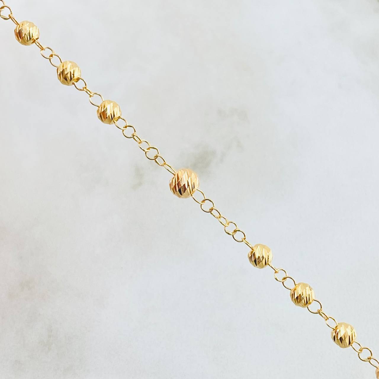 Rosario Virgen Milagrosa 9.45gr / 60cm / Oro Amarillo 18K *
