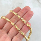 Cadena Rustica 17.1gr / 60cm / Oro Amarillo 18K