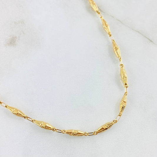 Cadena Rústica 8.4gr / 60cm / Oro Amarillo 18K