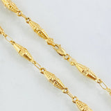 Cadena Rústica 8.4gr / 60cm / Oro Amarillo 18K