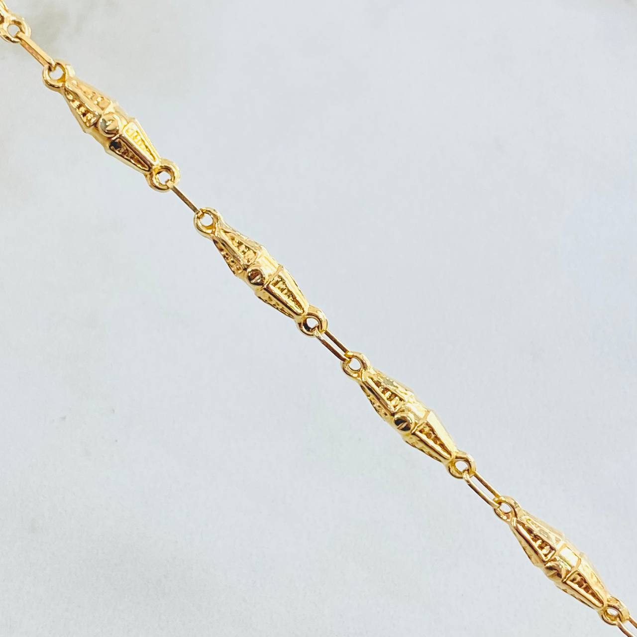 Cadena Rústica 8.4gr / 60cm / Oro Amarillo 18K