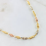 Cadena Rustica 12.05gr / 50cm / Tres Oros 18K *