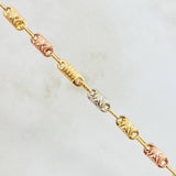Cadena Rustica 12.05gr / 50cm / Tres Oros 18K *
