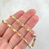 Cadena Rustica 12.05gr / 50cm / Tres Oros 18K *