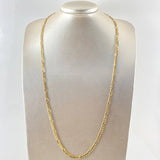 Cadena Figaro 7.85gr / 70cm / Oro Amarillo +1 18K *