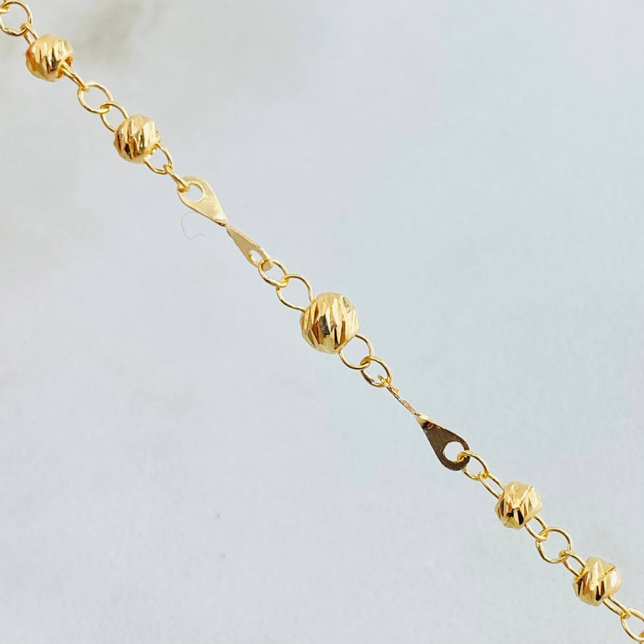 Rosario Virgen milagrosa 6.05g / 48cm / 3mm Oro Amarillo 18K