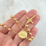 Rosario Cruz Cristo San Miguel 12.85gr / 60cm / Oro Amarillo 18K