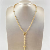 Rosario Cruz Cristo San Miguel 12.85gr / 60cm / Oro Amarillo 18K