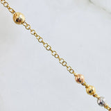 Rosario Cruz Cristo Virgen Del Carmen 13.2gr / 60cm / Tres Oros 18K